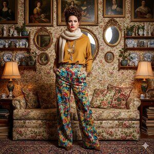 Bryn Walker Light Brown‎ Cowl Neck Balloon Sleeve Sweater – Oversized Cozy